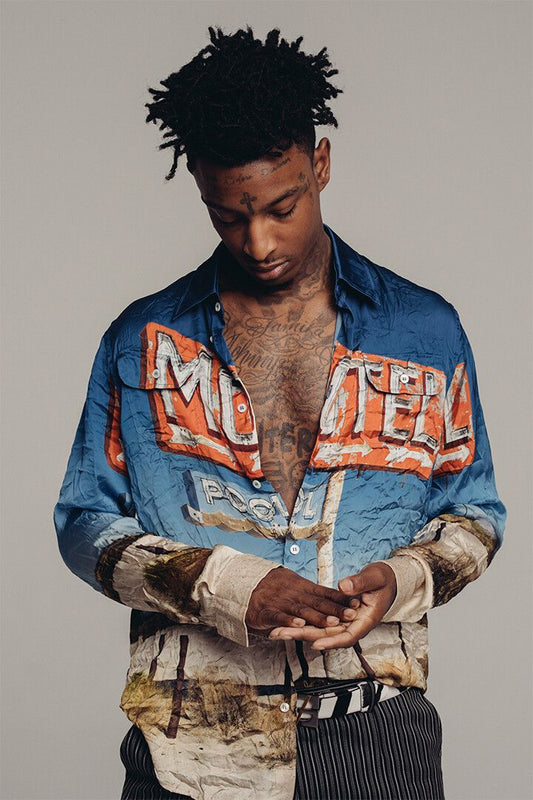 21 Savage Rap Music Songwriter Producer Jigsaw Puzzle