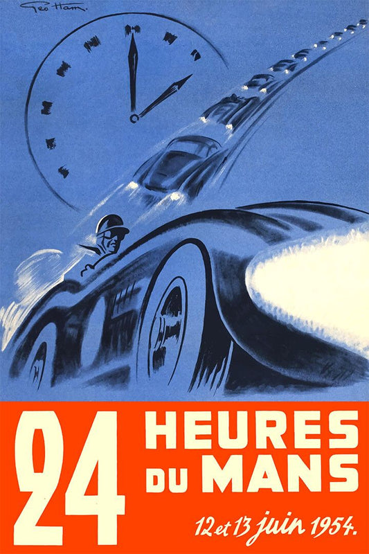 24 Hours Le Mans 1962 Vintage Racing Travel Print Jigsaw Puzzle