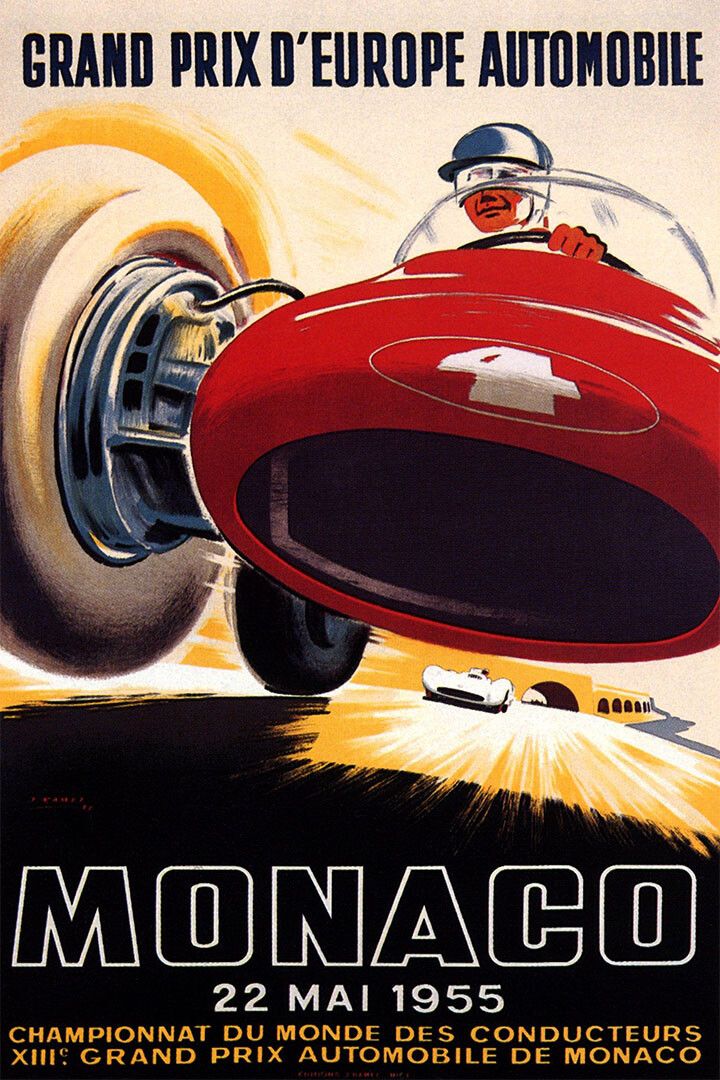 24 Hours Of Le Mans 1955S Auto Races Vintage Style Jigsaw Puzzle