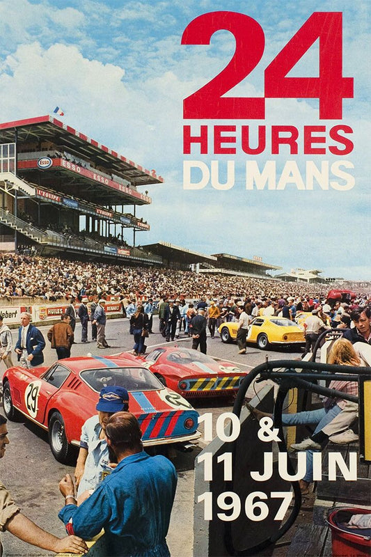 24 Hours Of Le Mans 1967 Vintage Racing Travel Jigsaw Puzzle