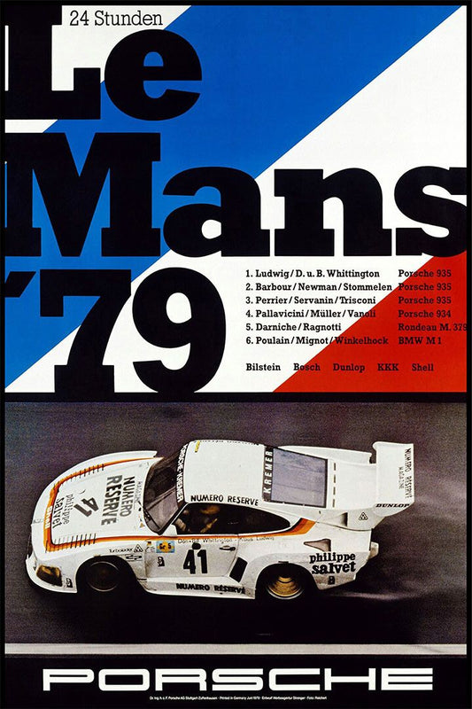 24 Hours Of Le Mans 1979 Vintage Racing Travel Jigsaw Puzzle
