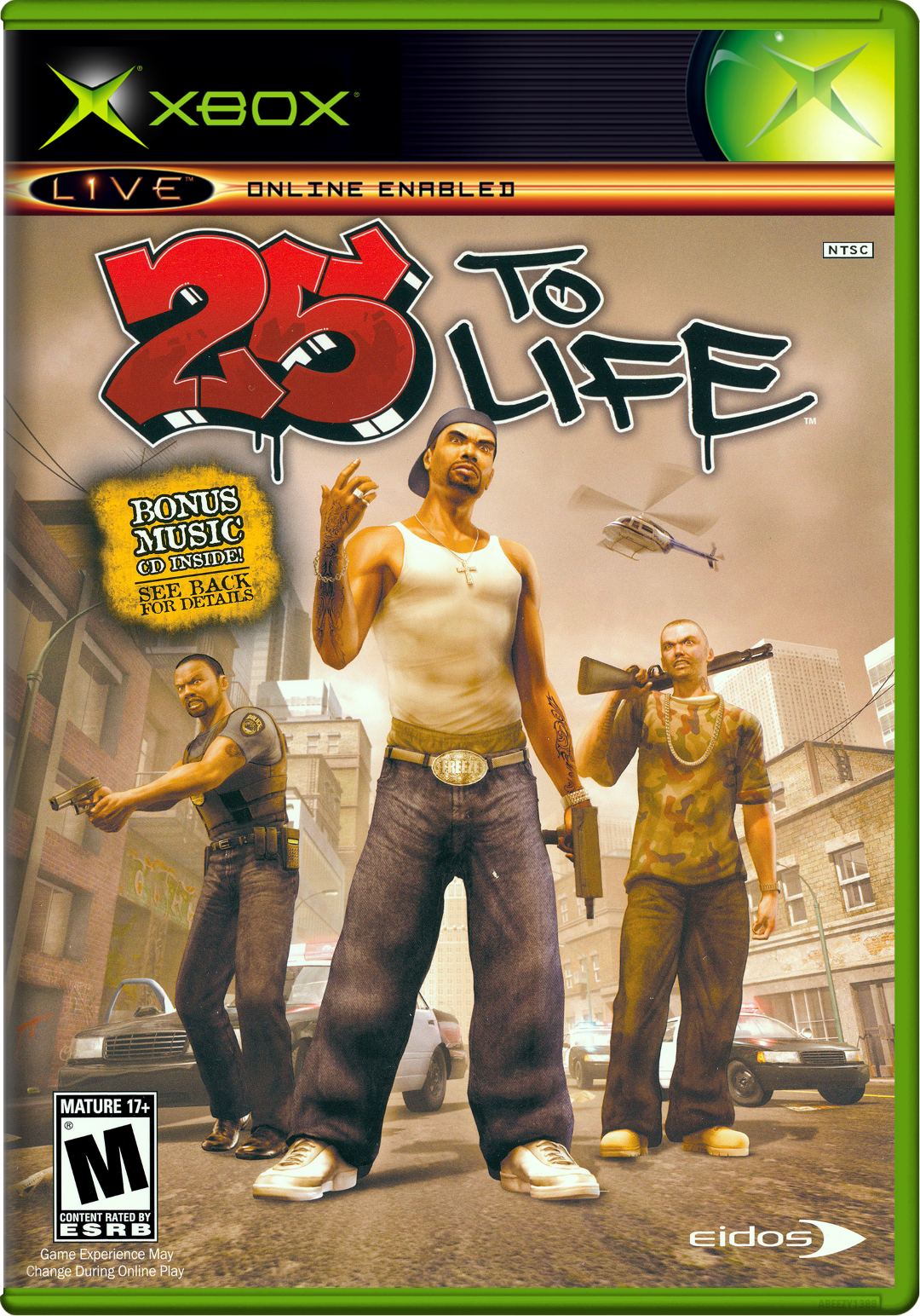 25 To Life Xbox Keychain