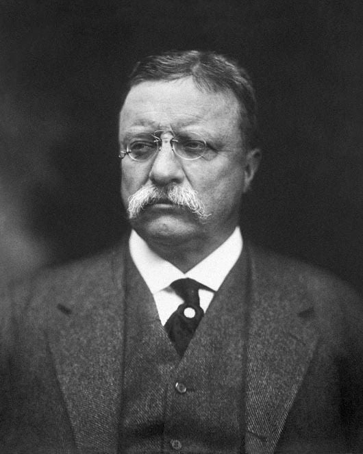 26Th Us President Theodore 'Teddy' Roosevelt Glossy Keychain Keychain 2