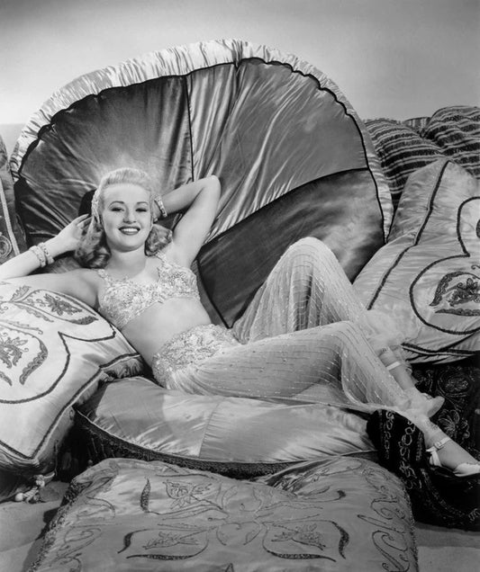30S & 40S Actress Betty Grable Pin Up Keychain Picture Keychain Print