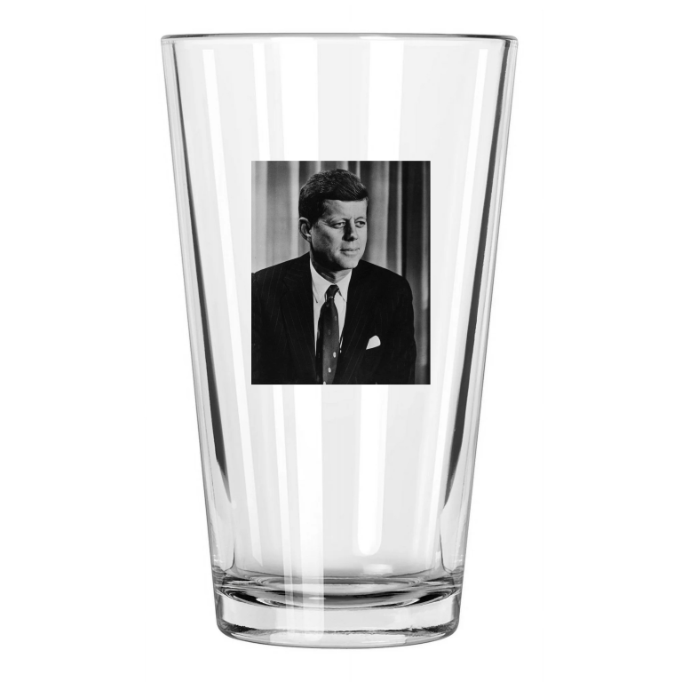 35Th President John F Kennedy Jfk Photo Historic 1 Pint Beer Drinking Glass