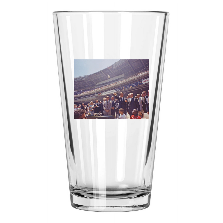 35Th Us President John Kennedy Jfk 1962 All Star Game Pint Beer Drinking Glass
