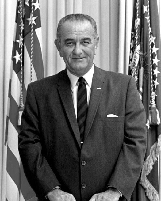 36Th Us President Lyndon Johnson Lbj Glossy Keychain Print Vice To Jfk Keychain
