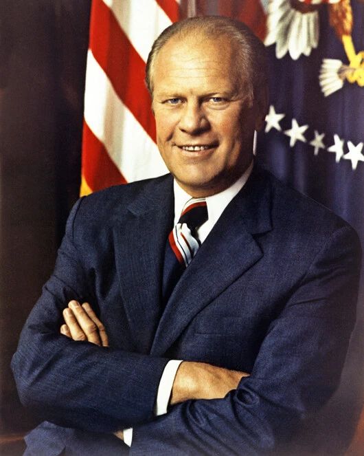 38Th Us President Gerald Ford Glossy Magnet Magnet Political Print