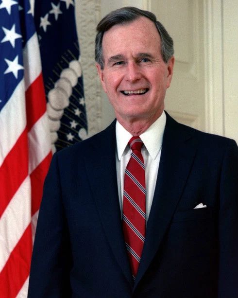 41St Us President George H W Bush Glossy Magnet Magnet Political Print