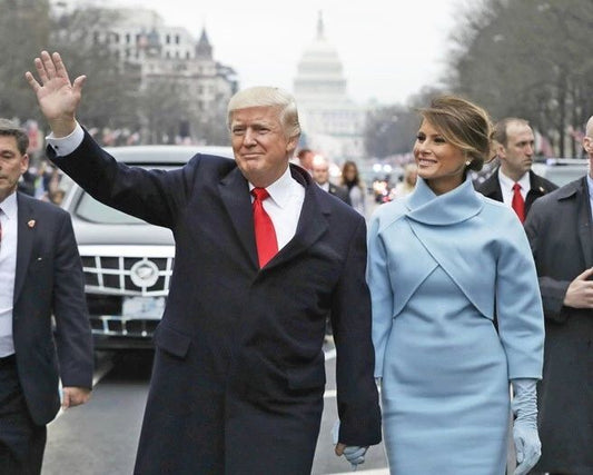 45Th President Donald And Melania Trump Glossy Magnet Print