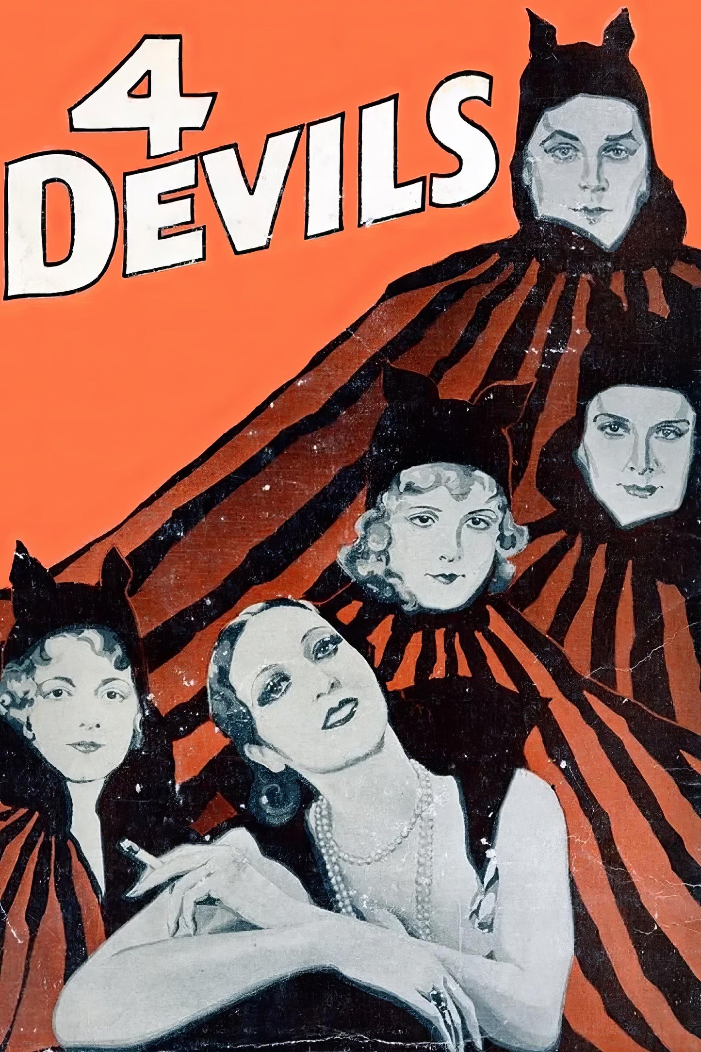 4 Devils (1928) Movie Poster