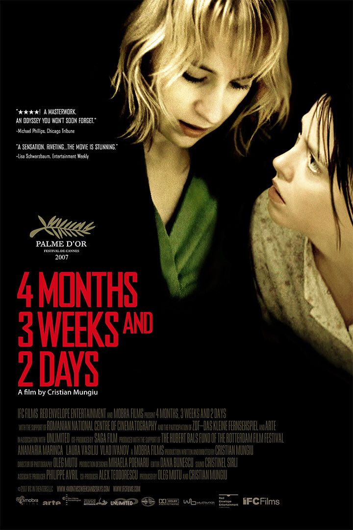 4 Months 3 Weeks And 2 Days Movie Drama Adventure Wall Art Poster