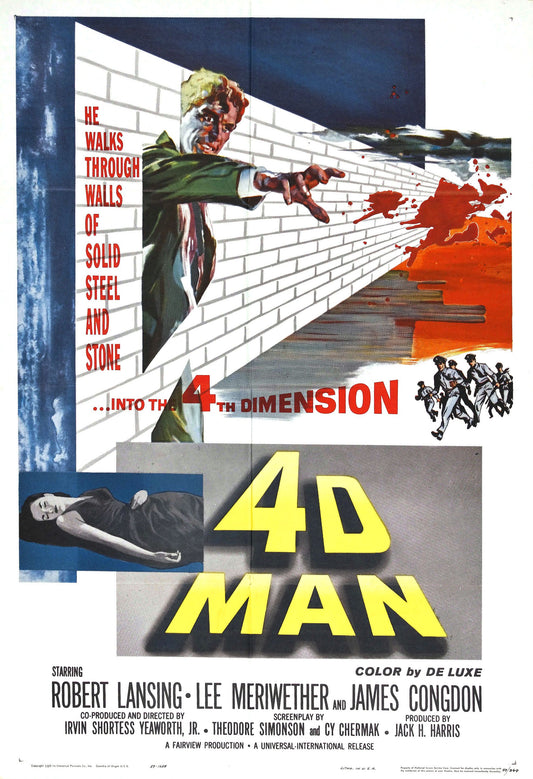 4D Man 01 Movie Keychain