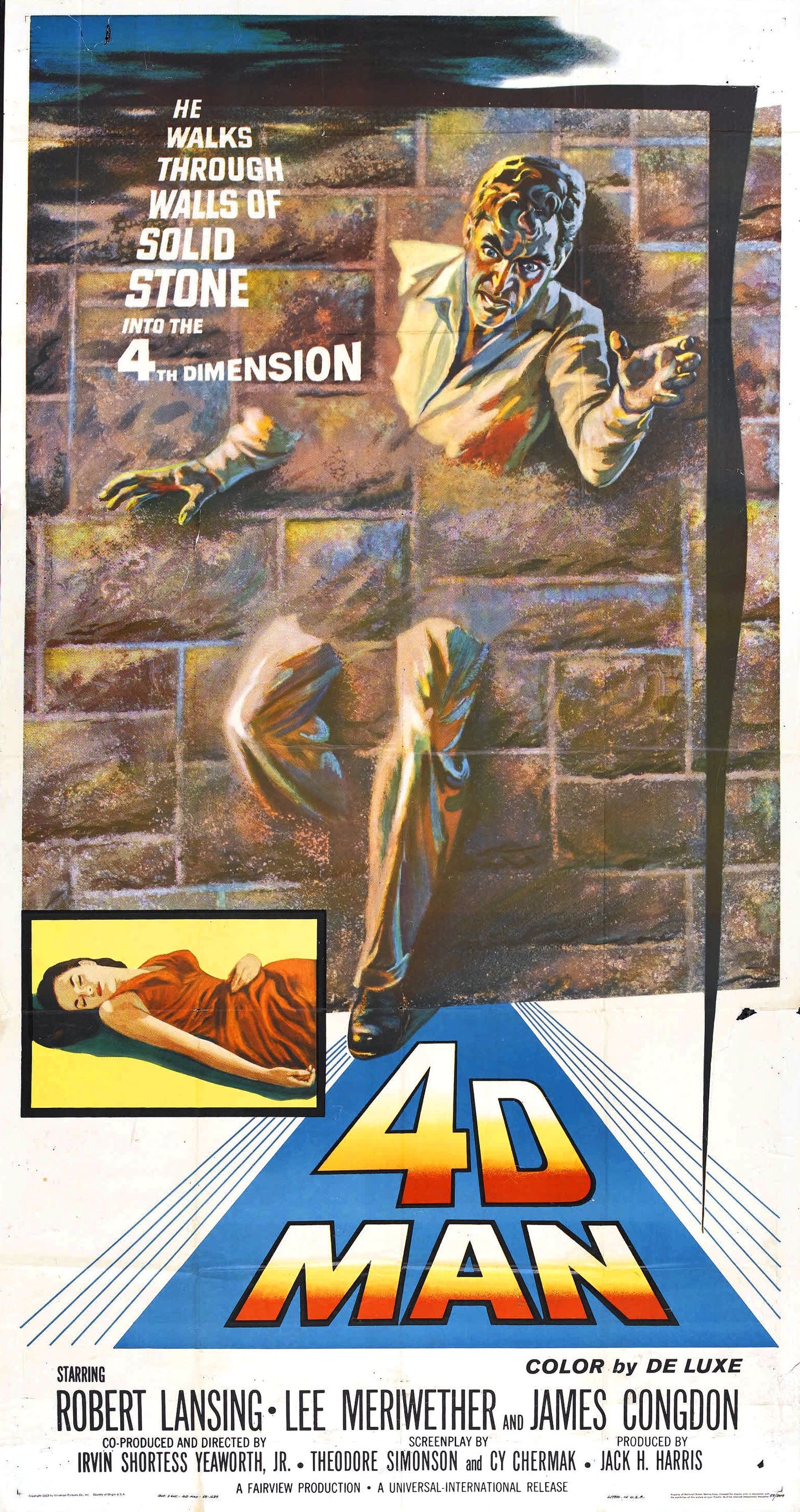 4D Man 02 Movie Magnet