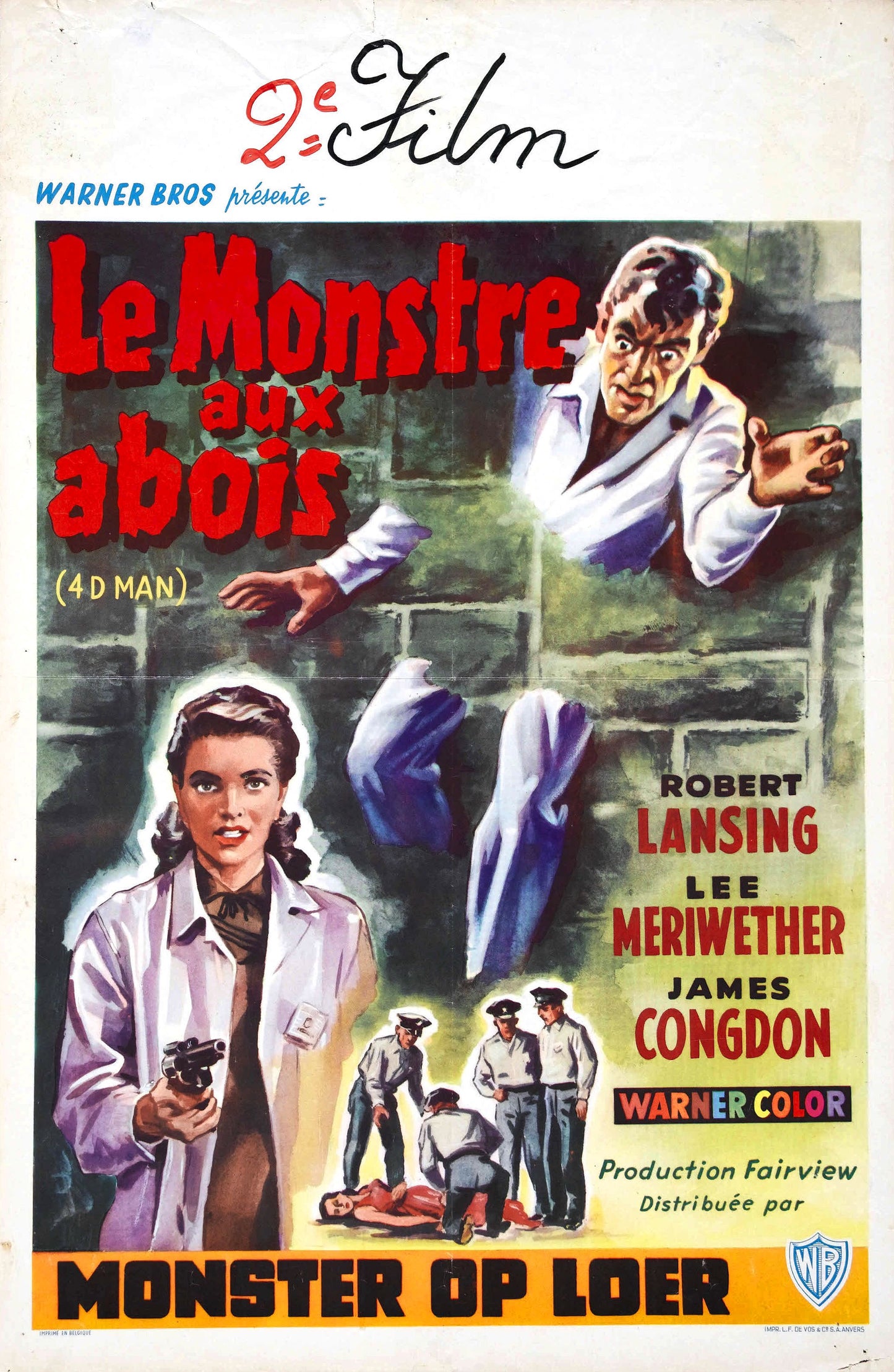 4D Man 03 Movie Magnet
