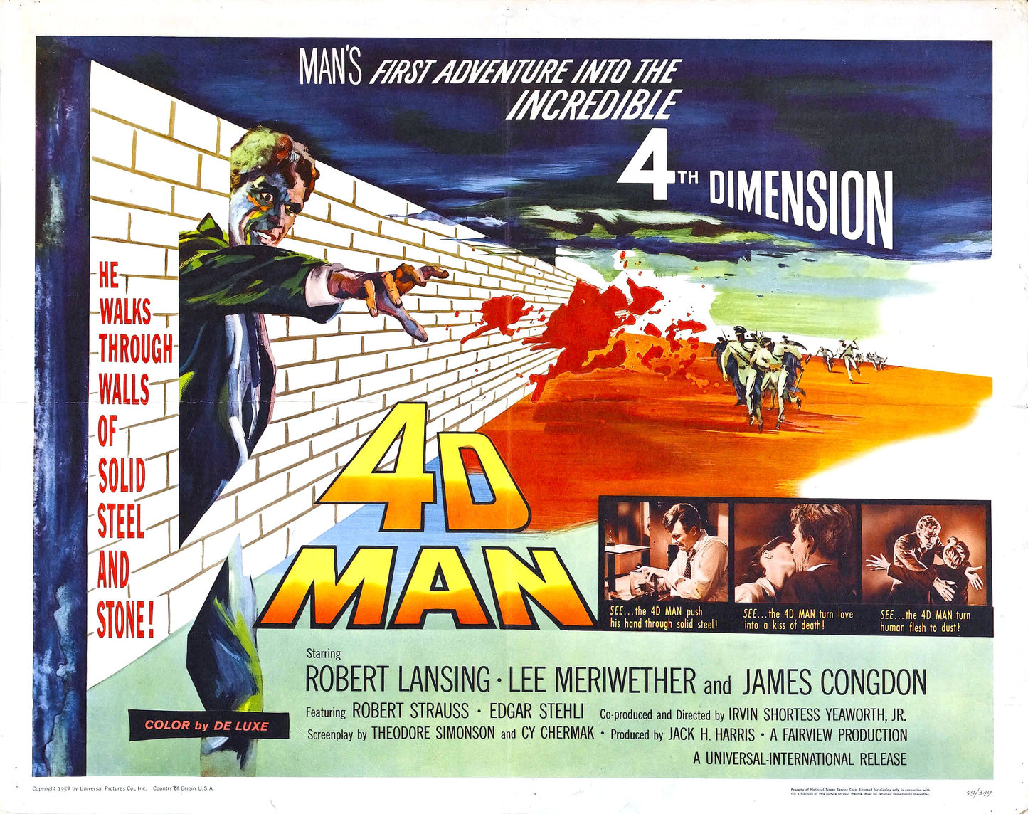 4D Man 04 Movie Magnet