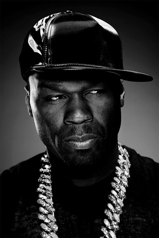 50 Cent Hip Hop Rapper Musician Painting Jigsaw Puzzle