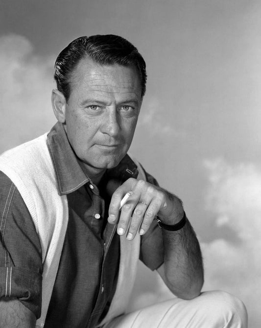 50S Actor William Holden Classic Retro Vintage Portrait Picture Photo