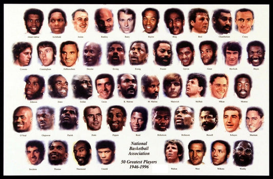 5O Greatest Nba Players Team Magnet Basketball Picture As Shown