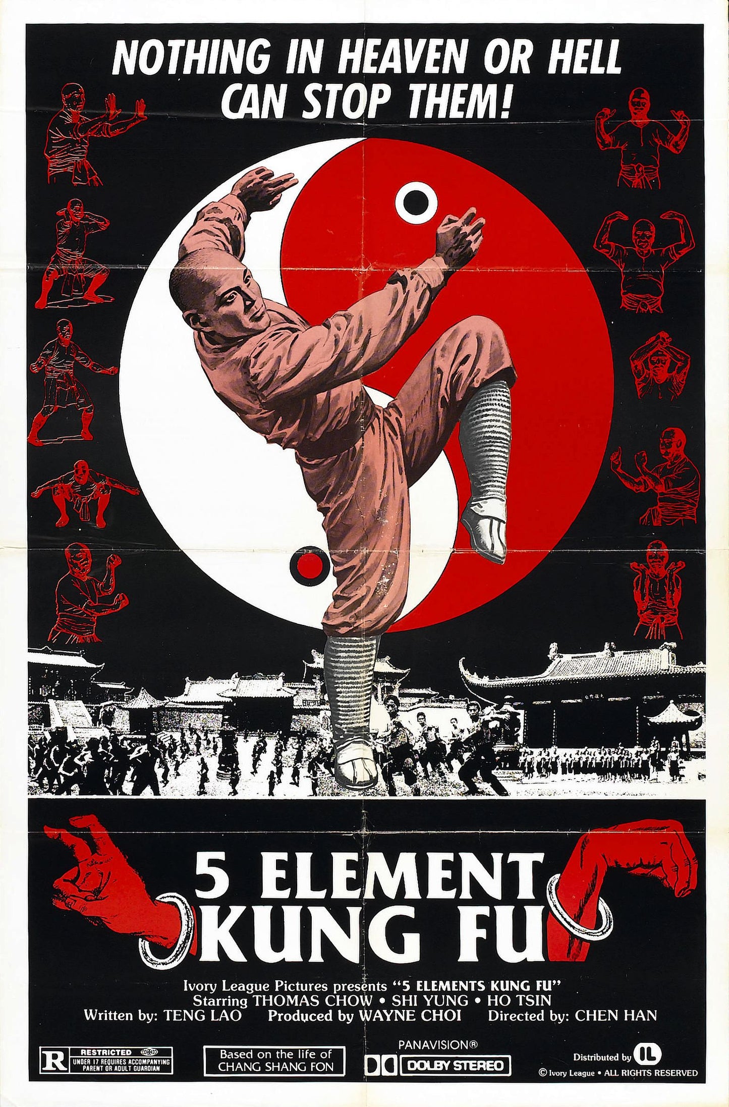 5 Element Kung Fu 01 Movie Magnet
