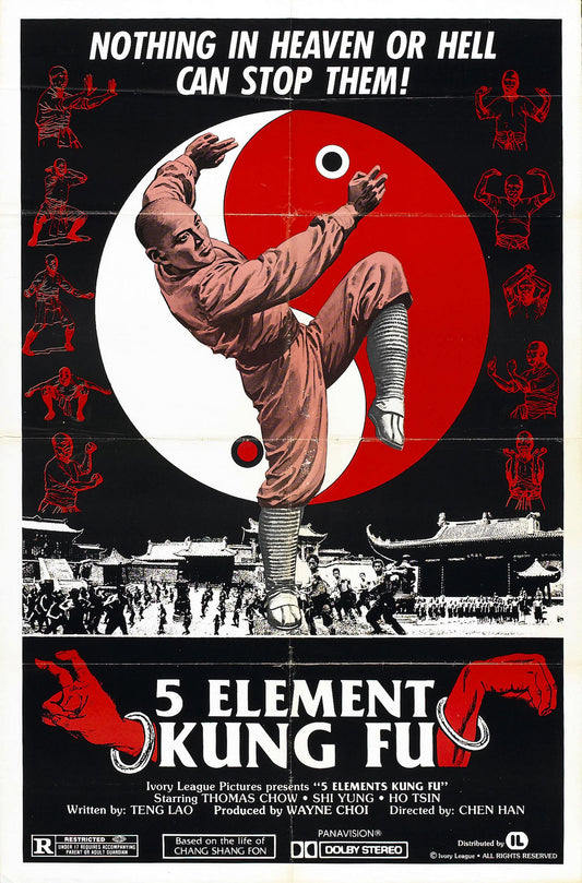 5 Element Kung Fu 01 Movie Magnet