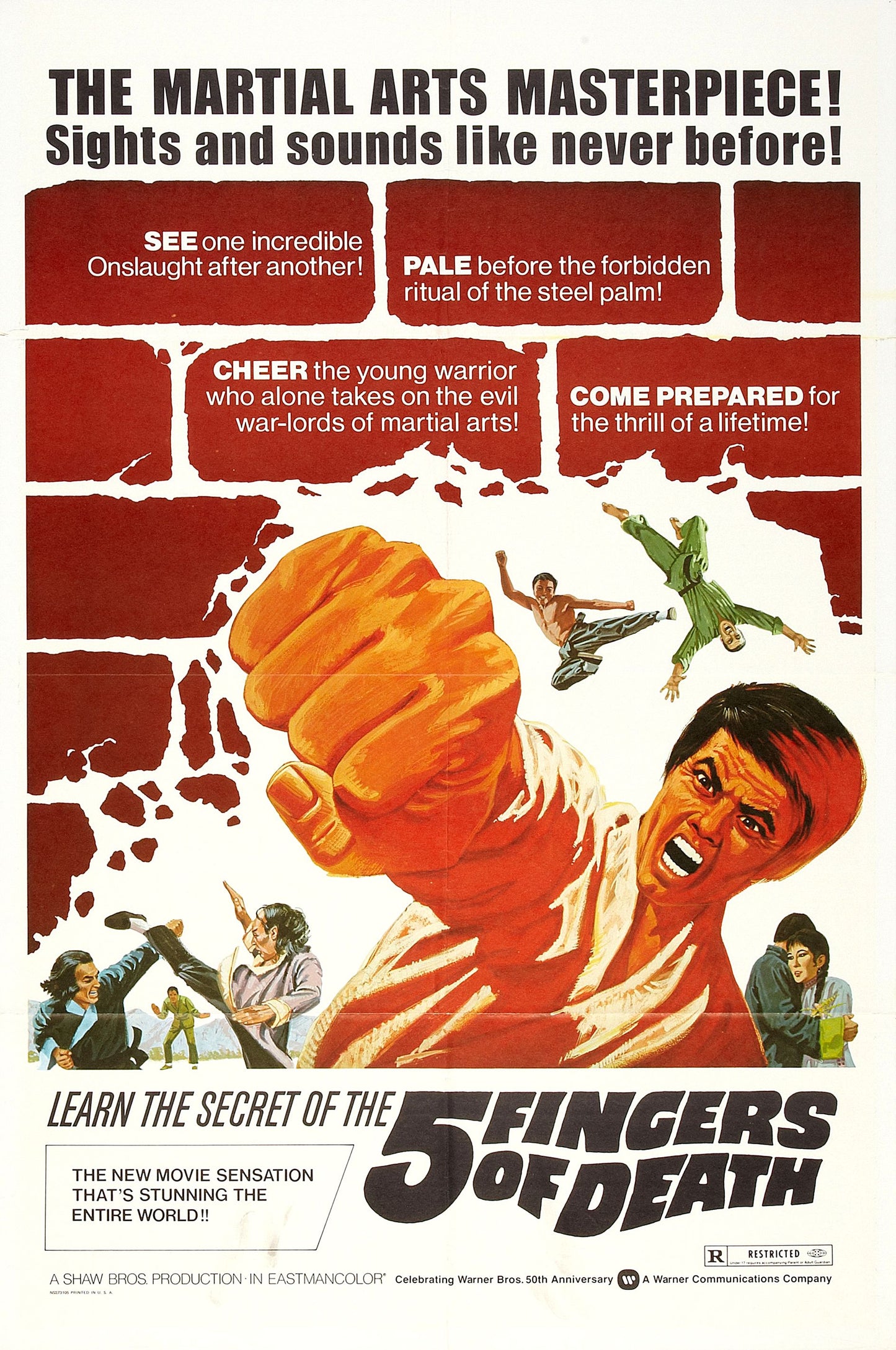5 Fingers Of Death 01 Movie Magnet