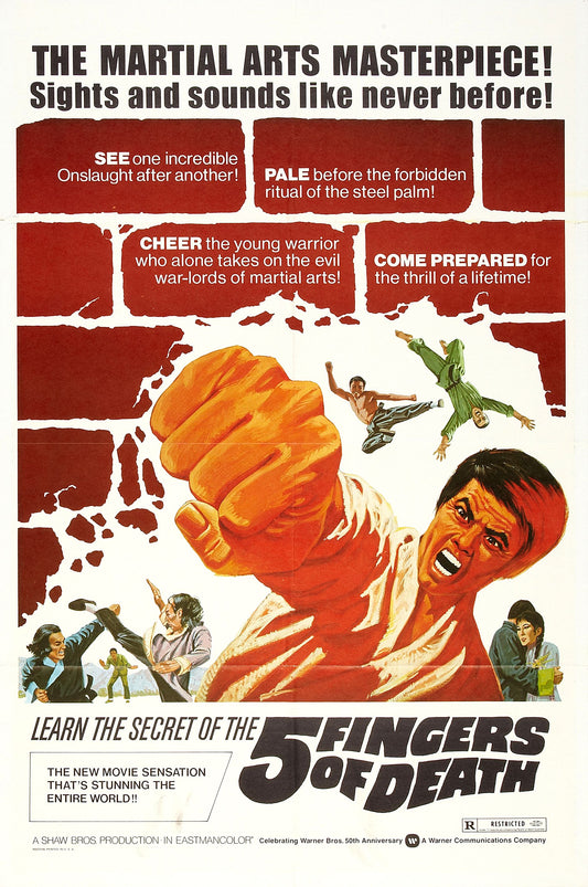 5 Fingers Of Death 01 Movie Magnet