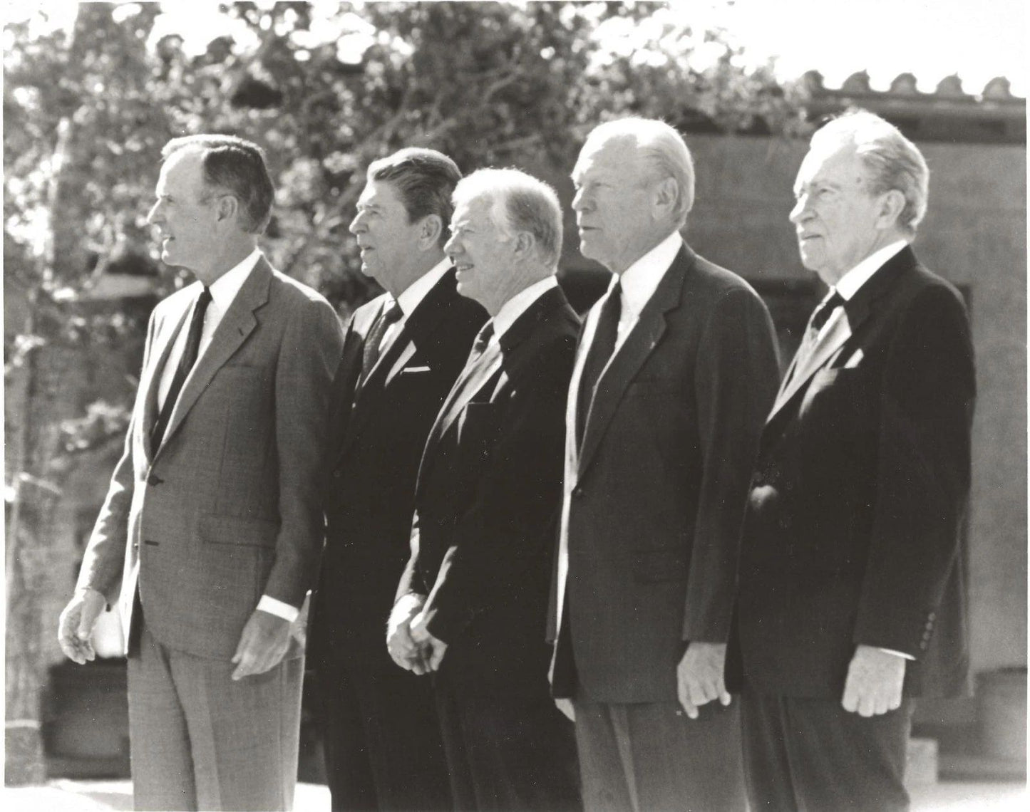 5 Presidents Magnet Picture Bush Sr Reagan Carter Nixon Ford Us Usa