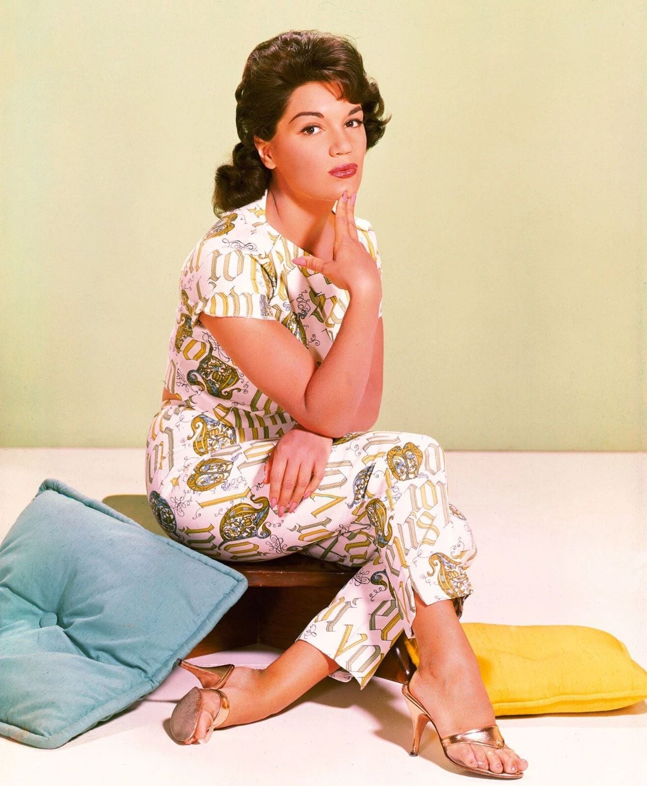 60S Pop Singer And Actress Connie Francis Magnet Picture Magnet Print