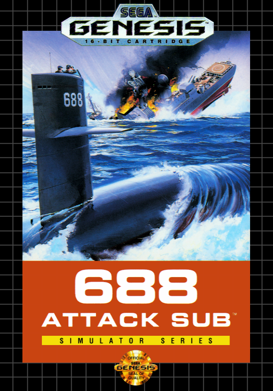 688 Attack Sub (Usa) Genesis Print Poster