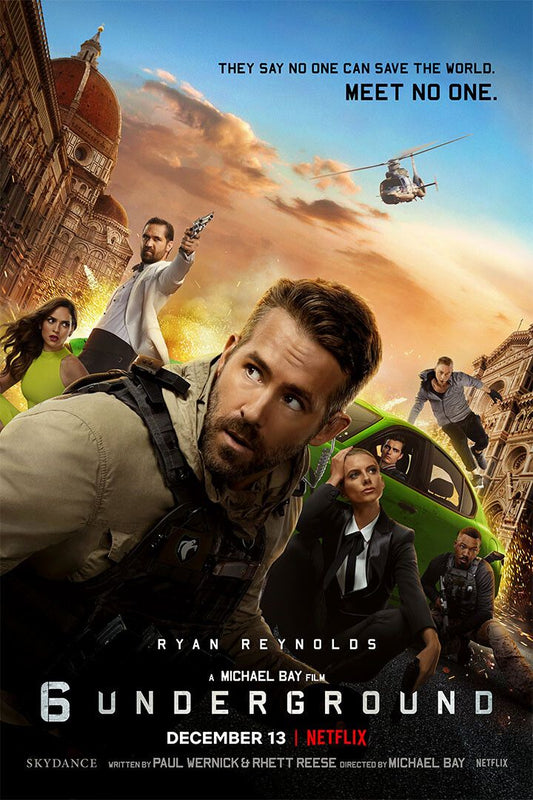 6 Underground 2019 Ryan Reynolds Action Thriller Jigsaw Puzzle