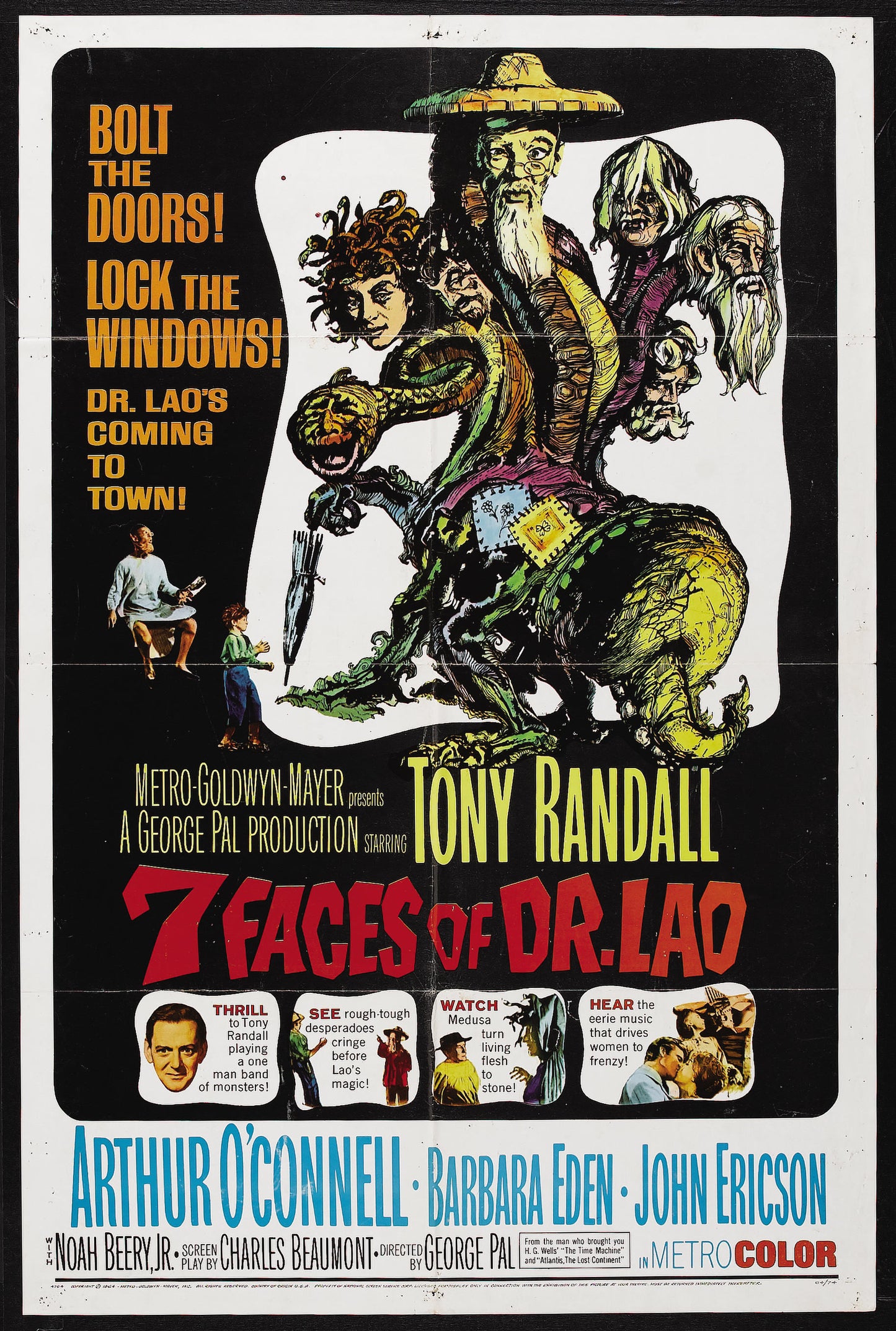 7 Faces Of Dr Lao 01 Movie Magnet