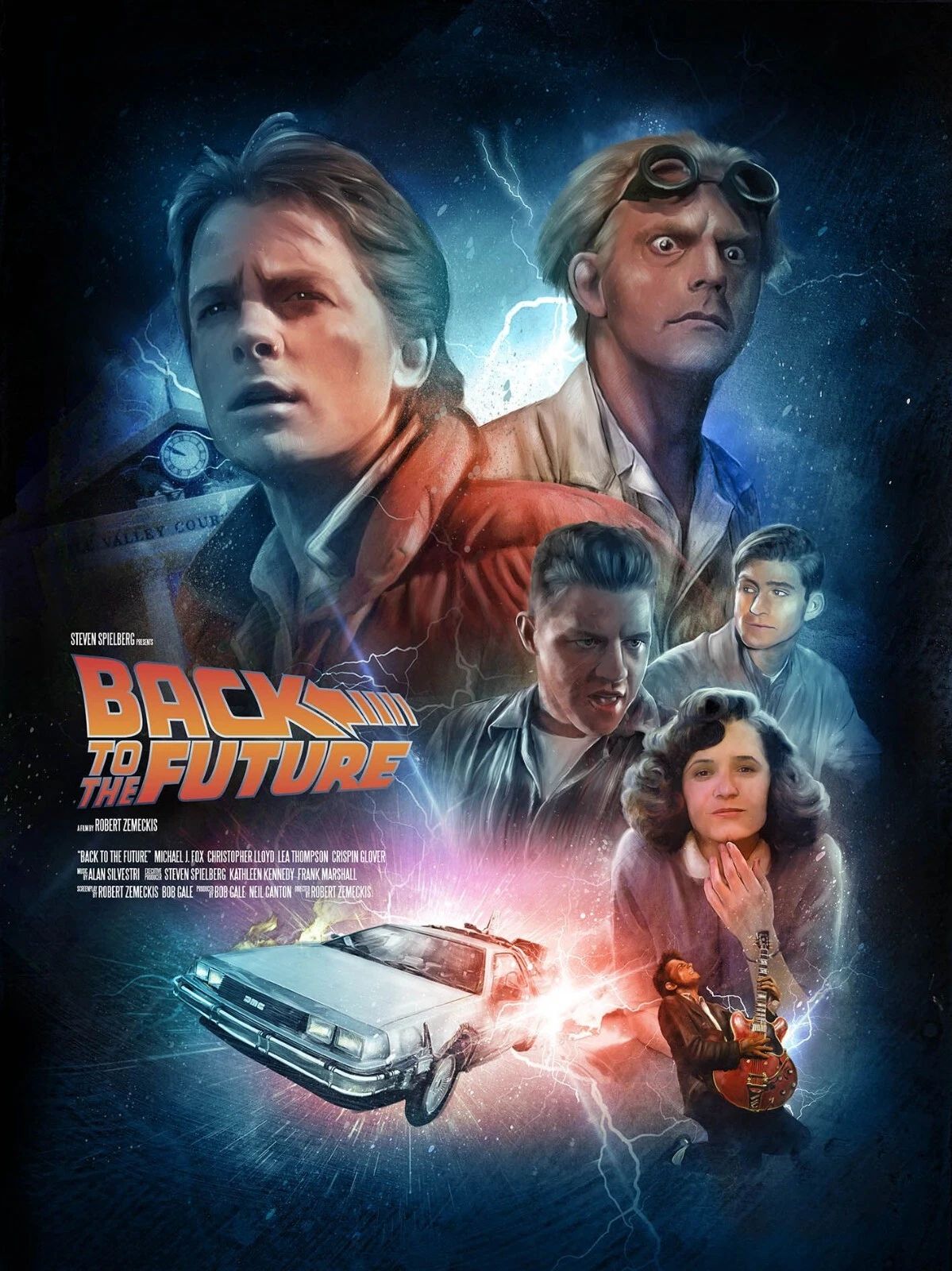80S Sci Fi Classic Back To The Future Part 1 Movie Magnet Picture Magnet
