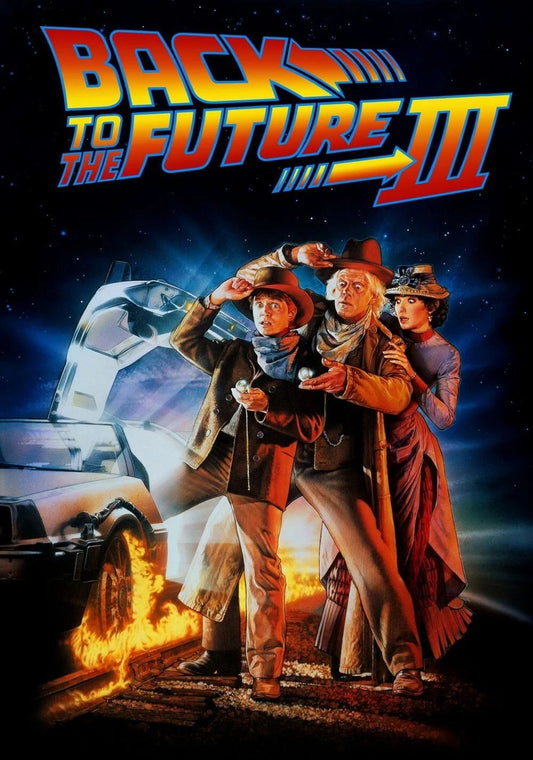 80S Sci Fi Classic Back To The Future Part 3 Movie Keychain Picture Keychain