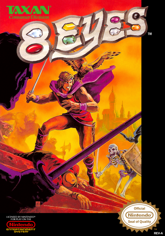 8 Eyes (Usa) Nes Print Poster