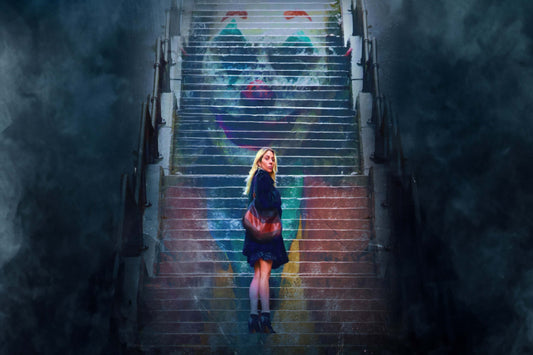 Joker 2 Harley Quinn Lady Gaga Comic Book Keychain