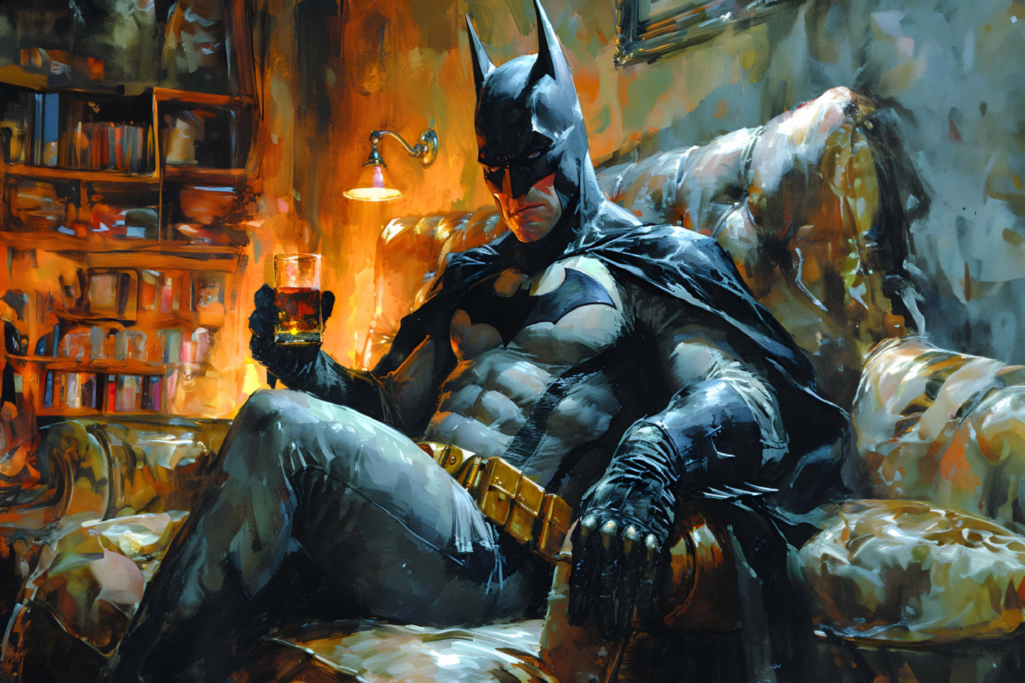 Batman Dc Comics Art Comic Book Poster Print Wall Art