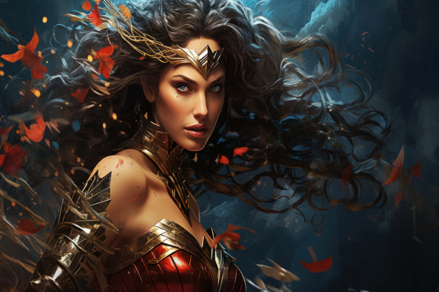 Wonder Woman Comics Comic Book Poster Print Wall Art