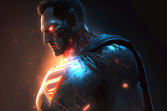 Superman Comics Art Comic Book Poster Print Wall Art