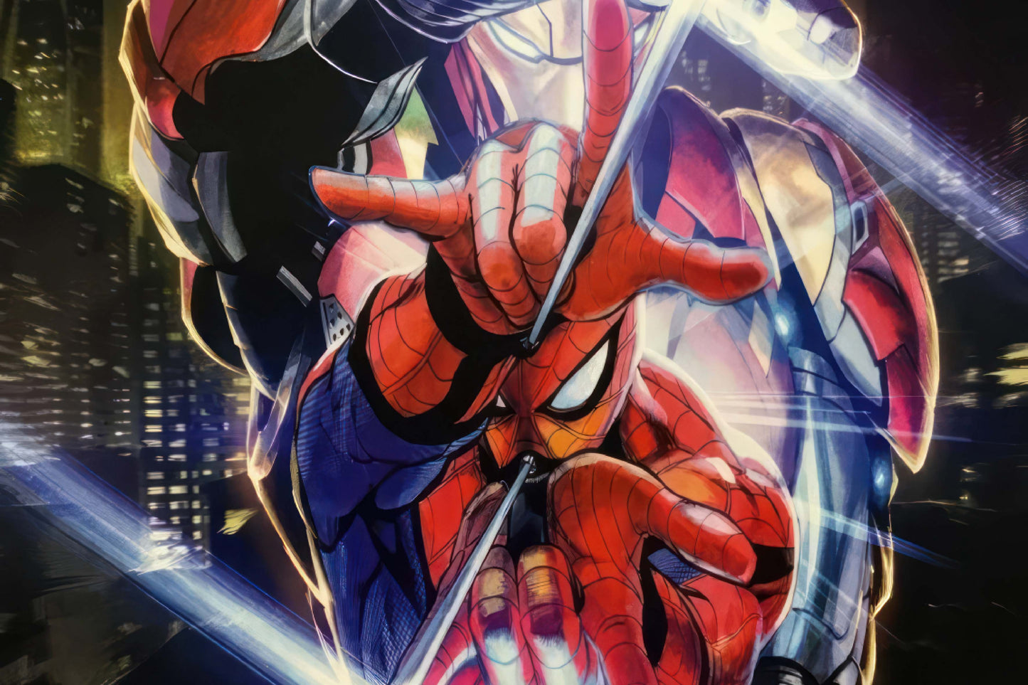 Spider Man Iron Man Comics Comic Book Poster Print Wall Art