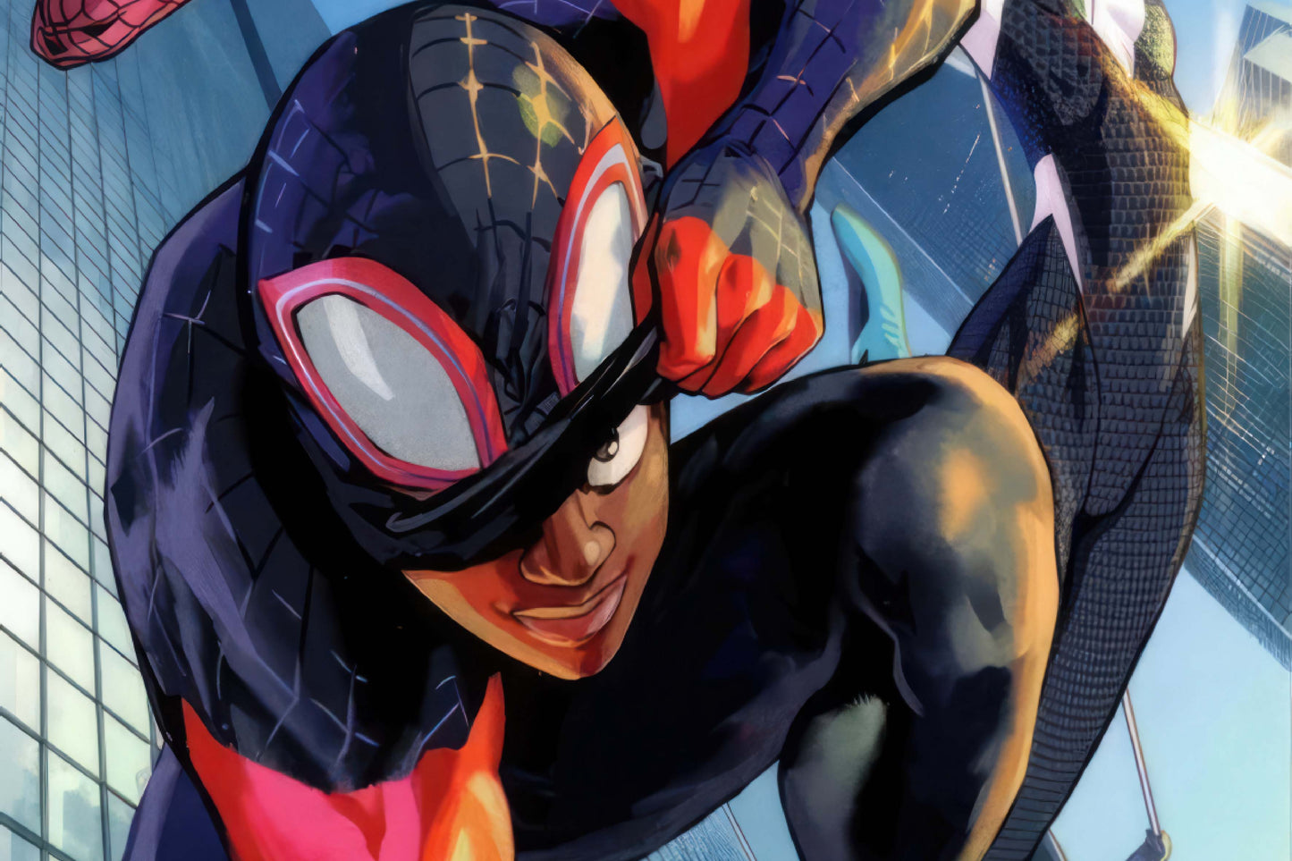 Spider Man Across The Spider Verse Miles Morales Comics Comic Book Poster Print