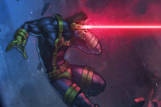Cyclops Optic Blast X Men Marvel Comic Book Poster Print Wall Art
