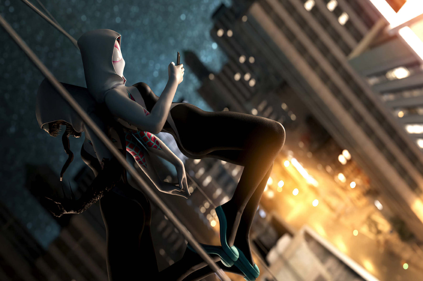 Spider Gwen Marvel Comic Book Poster Print Wall Art