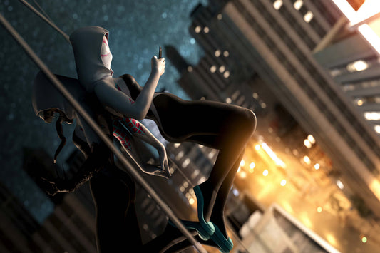 Spider Gwen Marvel Comic Book Poster Print Wall Art