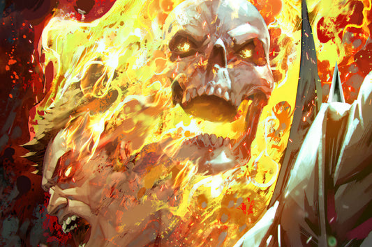 Ghost Rider Comics Art Comic Book Poster Print Wall Art