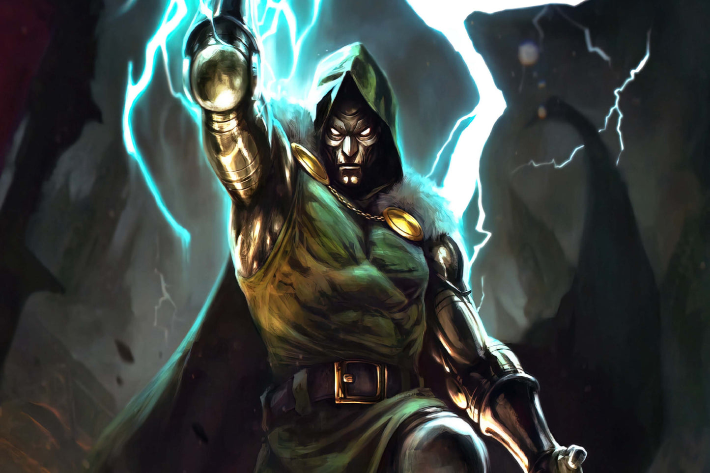 Doctor Doom Marvel Supervillain Comic Book Poster Print Wall Art