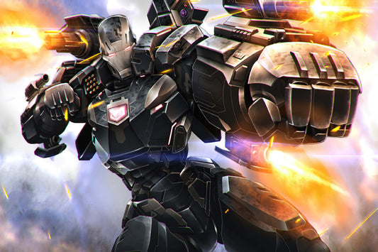 War Machine Marvel Comic Book Poster Print Wall Art