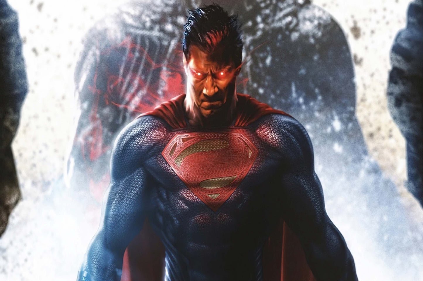 Superman Heat Vision Comic Book Poster Print Wall Art