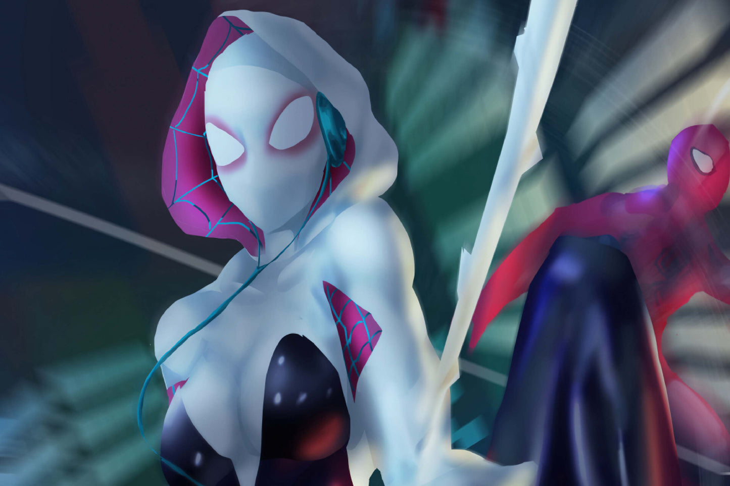 Spider Gwen Marvel Art Comic Book Poster Print Wall Art
