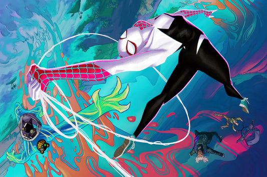Spider Gwen Comic Book Poster Print Wall Art